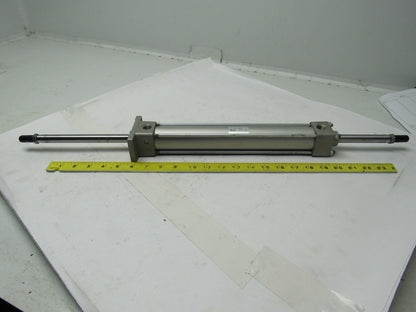 SMC NCA1WF150-1000 1-1/2" Bore 10" Stroke Double Ended Push Pull Air Cylinder