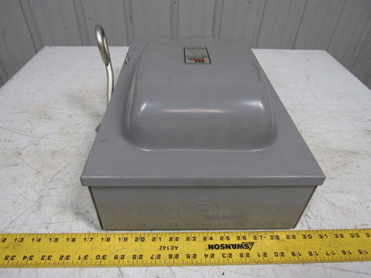 Murray AS323A 100A 2 Pole Fusible Safety Switch 240V/15hp   250VDC/20hp
