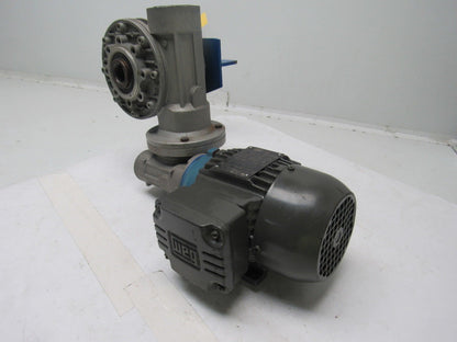 WEG SITI I60 FP 2518ES3E63 1/3HP Sever Duty Electric Motor W/ 30:1 Speed Reducer