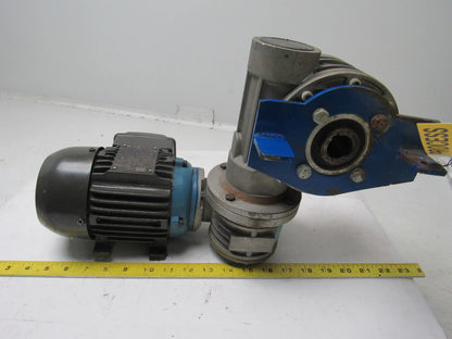 WEG SITI I60 FP 2518ES3E63 1/3HP Sever Duty Electric Motor W/ 30:1 Speed Reducer