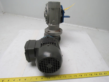 WEG SITI I60 FP 2518ES3E63 1/3HP Sever Duty Electric Motor W/ 30:1 Speed Reducer