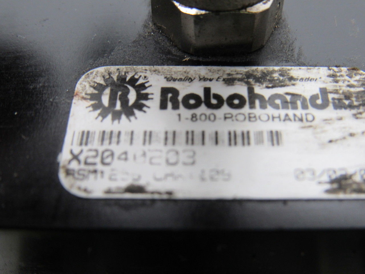 Robohand X2040203 1.778" Stroke Parallel Thruster Gripper Cylinder Encoder