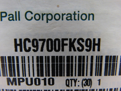 Pall HC9700FKS9H Hydraulic Filter Element