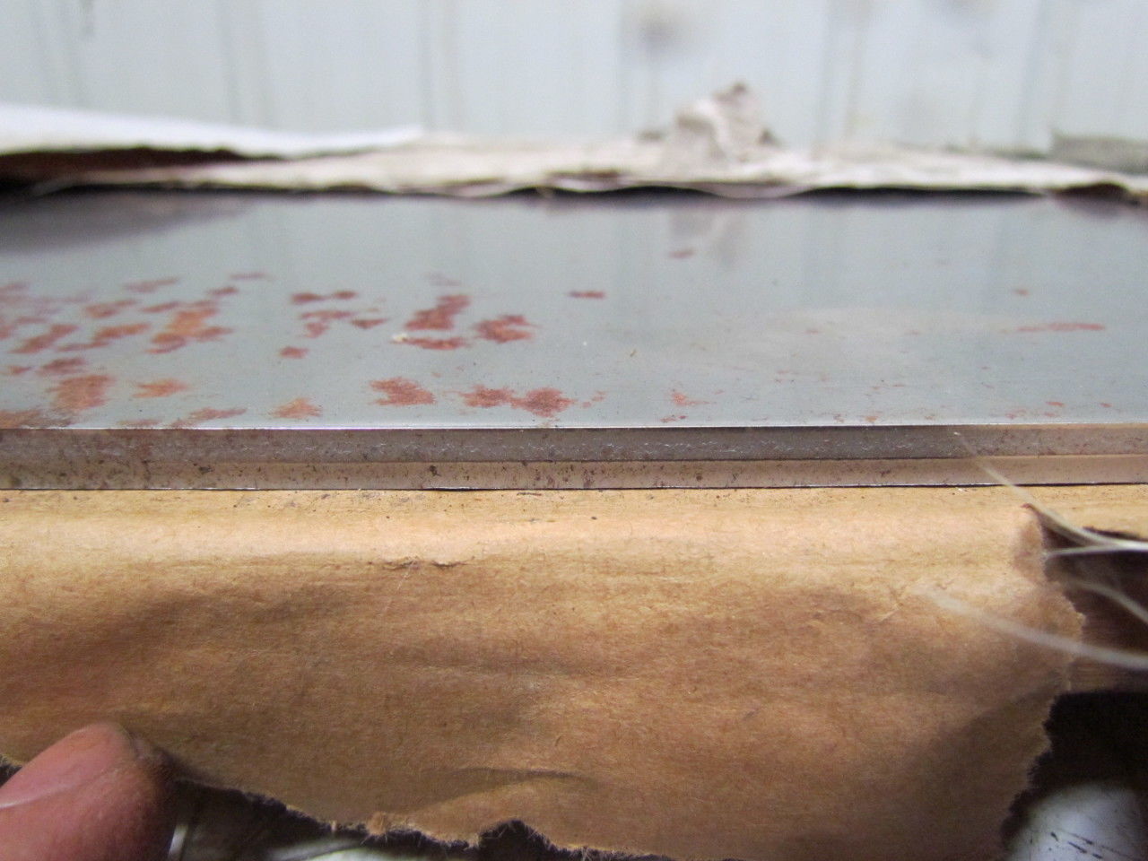 10ga 0.125 Carbon Steel Plate 17-1/2" x 48" Sheared Edge Lot of 2