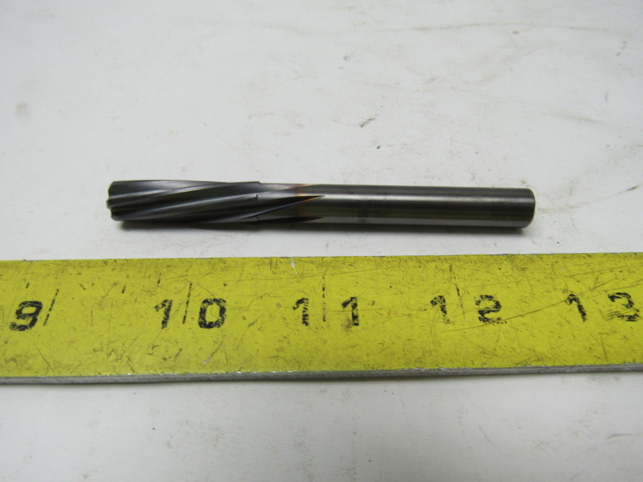 Fullerton 1410L.3751TICN 0.3751 Spiral Left Solid Carbide Reamer 11/32 Shank