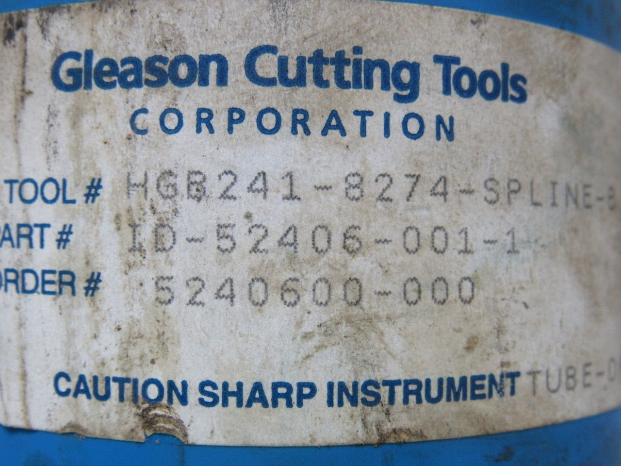 Gleason Cutting Tool 52406-001-1-00 Hob Cutter Mandrel Mounted #40NMTB