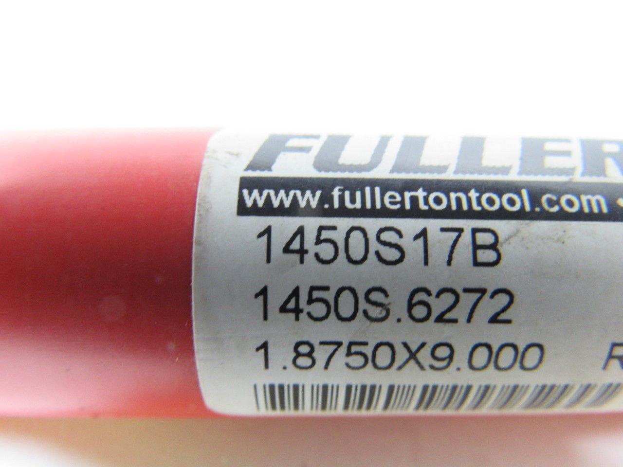 Fullerton .6272" Carbide Reamer W/Steel Shaft Series 1450  9" OAL 6 flutes