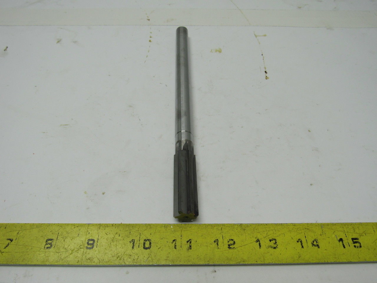 Fullerton .6272" Carbide Reamer W/Steel Shaft Series 1450  9" OAL 6 flutes
