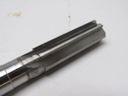 Fullerton .6272" Carbide Reamer W/Steel Shaft Series 1450  9" OAL 6 flutes
