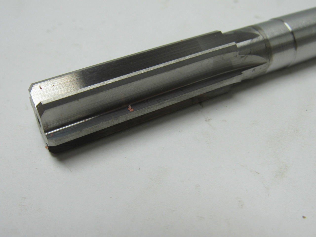 Fullerton .6272" Carbide Reamer W/Steel Shaft Series 1450  9" OAL 6 flutes