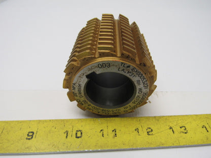 Gleason ID-51598-000-8-00 Gear Hob Cutter 3" OAL 	20° NPA 	LA.1°31' RH WD .075