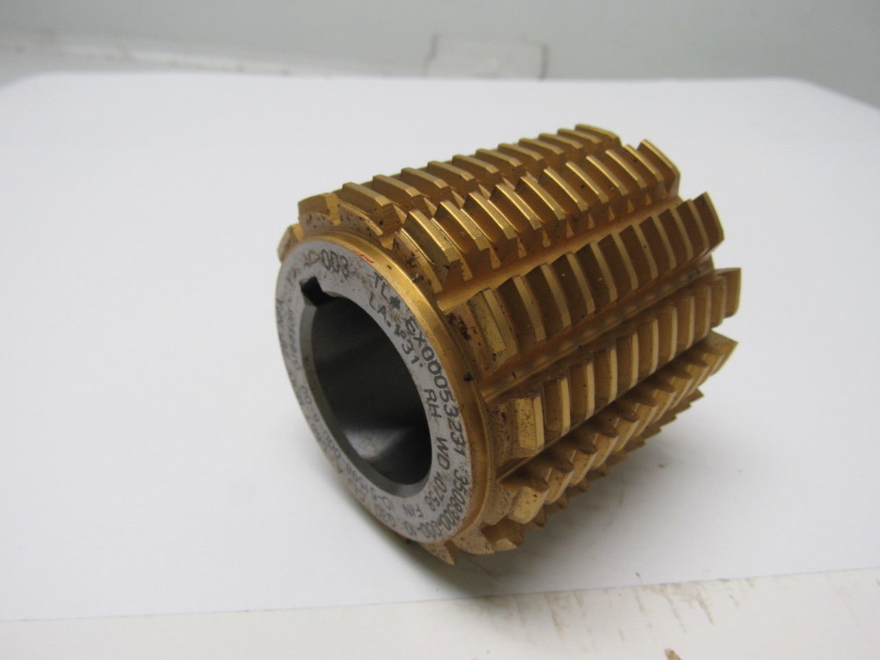 Gleason ID-51598-000-8-00 Gear Hob Cutter 3" OAL 	20° NPA 	LA.1°31' RH WD .075