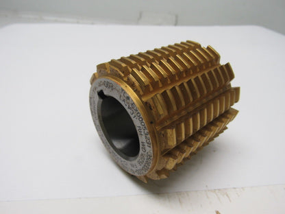Gleason ID-51598-000-8-00 Gear Hob Cutter 3" OAL 	20° NPA 	LA.1°31' RH WD .075