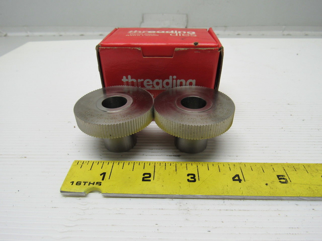 Reed B18 E-32 32T .375 Serration Knurl Rolling Dies 1 Set of 2