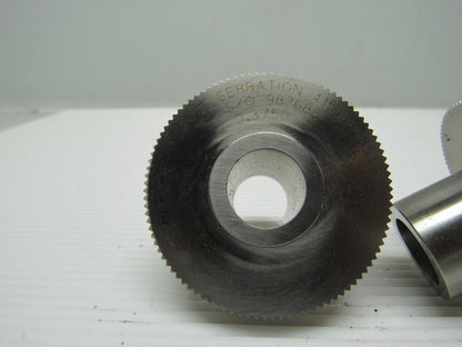 Reed B18 E-32 32T .375 Serration Knurl Rolling Dies 1 Set of 2
