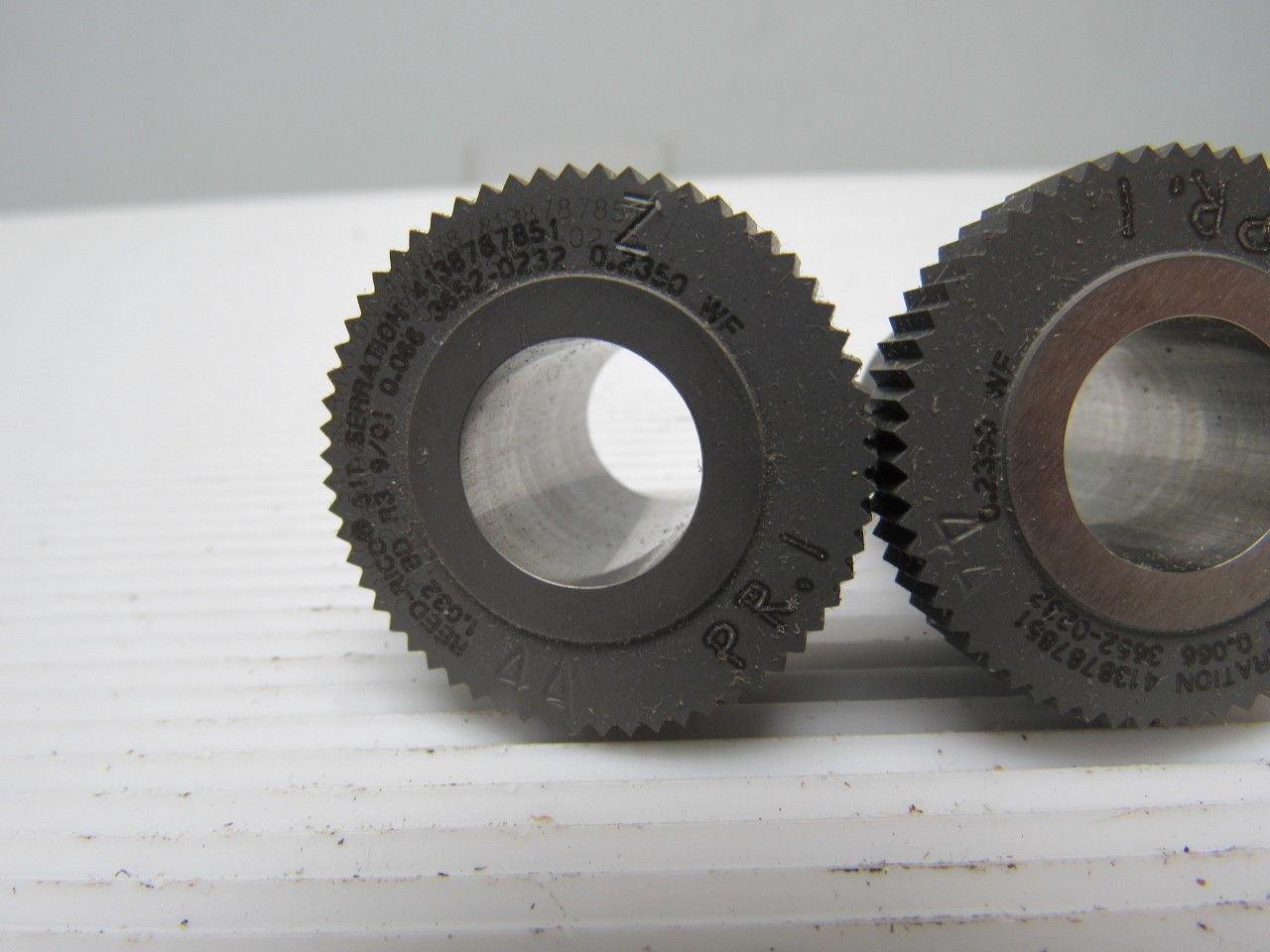 Reed B13 E-2 51T .235 Serration Knurl Rolling Dies 1 Set of 2