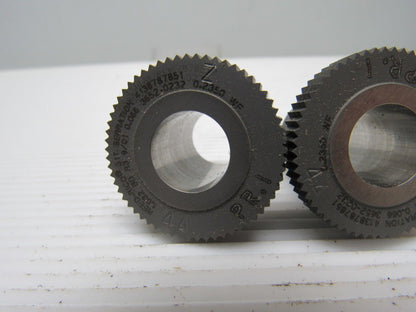 Reed B13 E-2 51T .235 Serration Knurl Rolling Dies 1 Set of 2