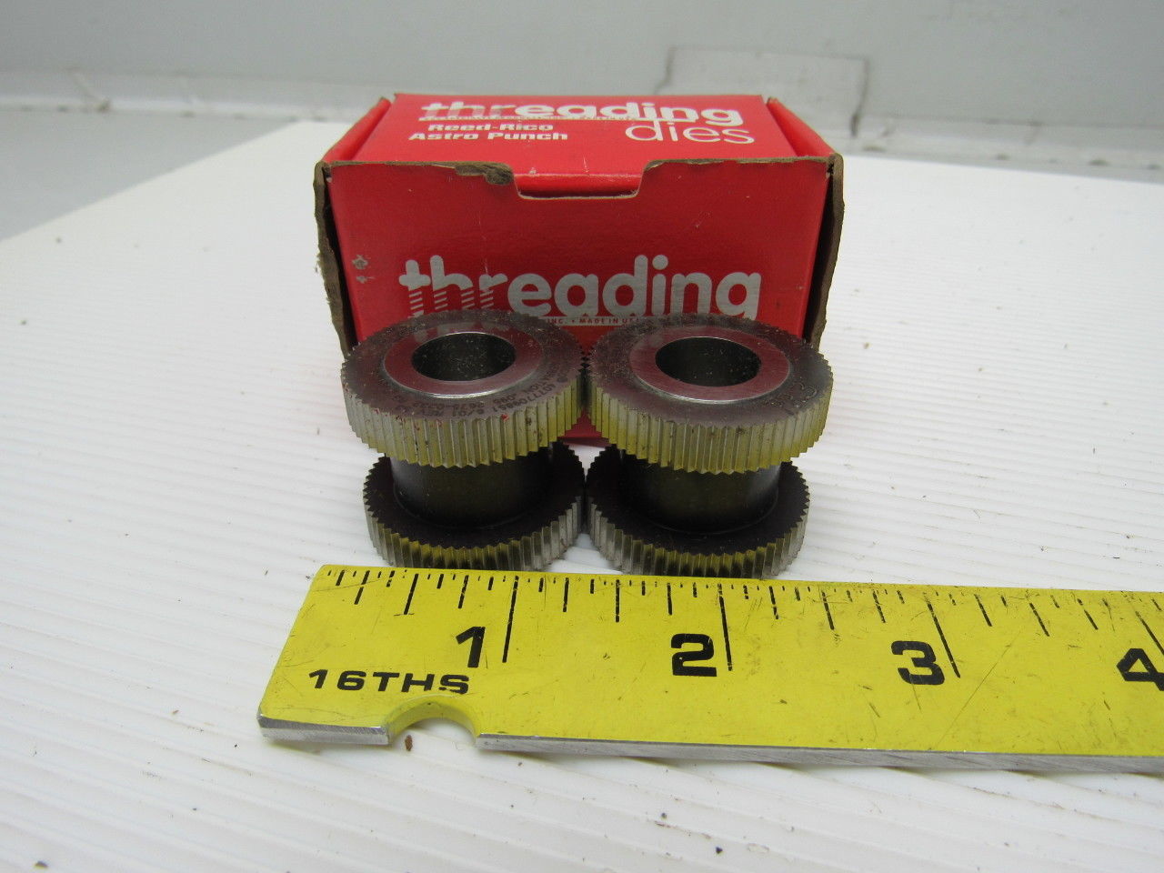Reed B13 E-5 48T .095 Serration Knurl Rolling Dies 1 Set of 2