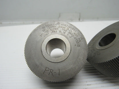 Reed B18 E-2 36T .5994BD Serration Knurl Rolling Dies 1 Set of 2