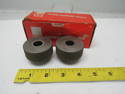 Reed B18 E-2 36T .5994BD Serration Knurl Rolling Dies 1 Set of 2