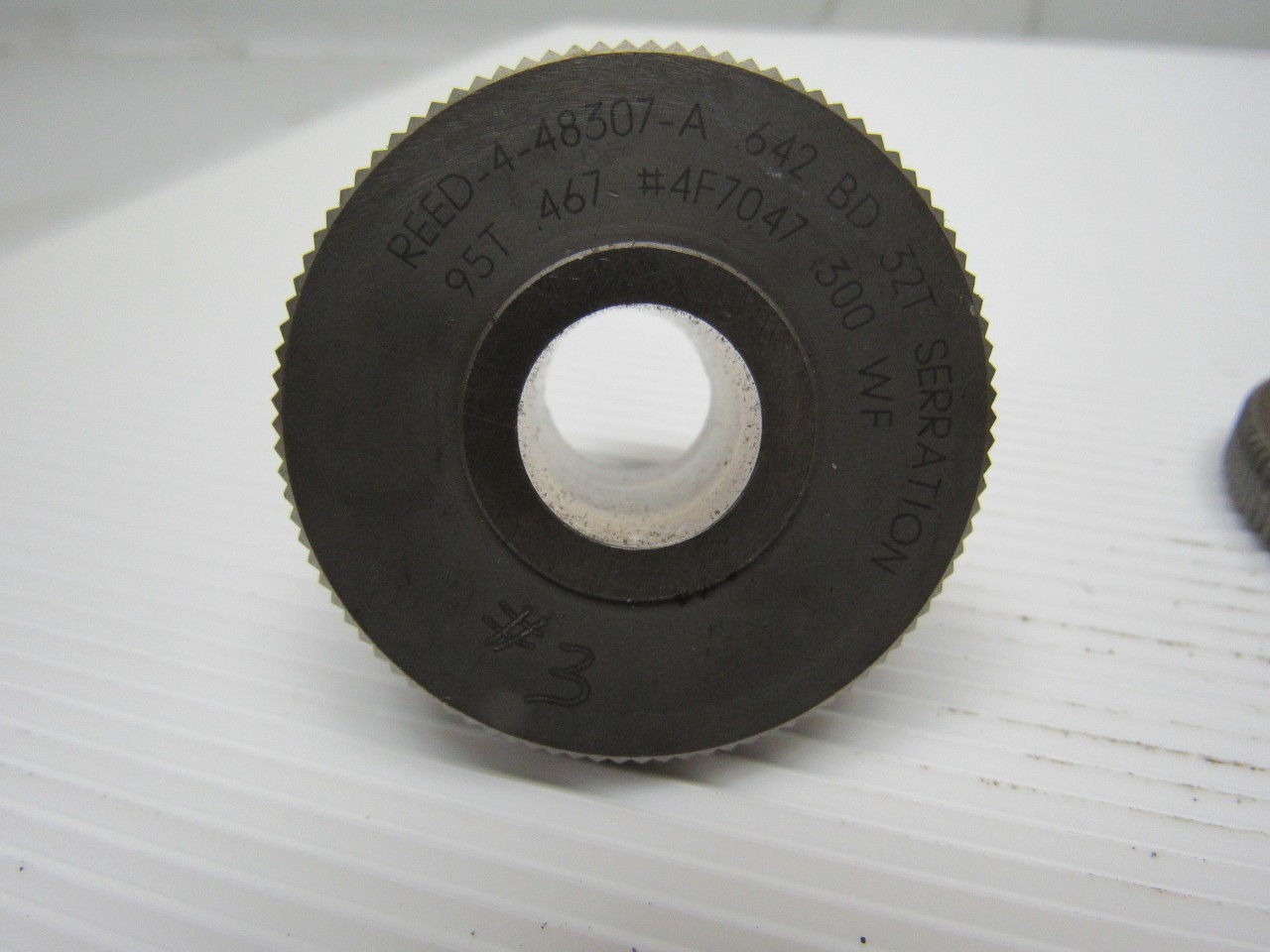 Reed 4-48307A .642 BD 32T Serration Knurl Rolling Dies 1 Set of 3
