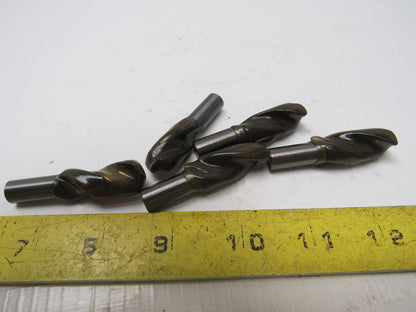 31/64" Stubby length Drill Bit 2.10 OAL 2 Flute 118° Lot of 5