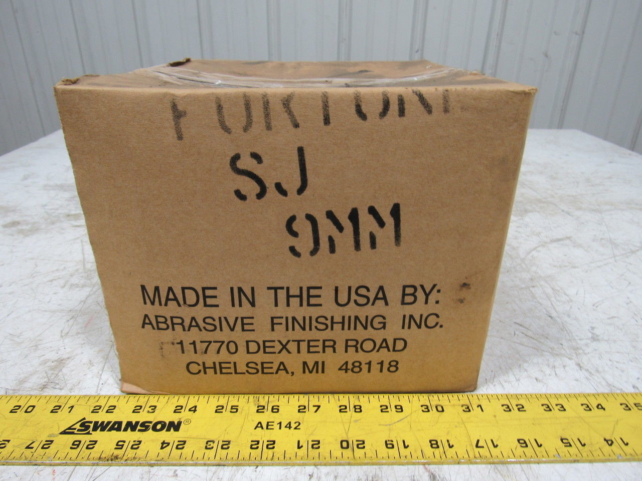 ABRASIVE FINISHING FORTUNE SJ 9MM Spherical Abrasive Wet Tumbling Media 25Lb/Lot