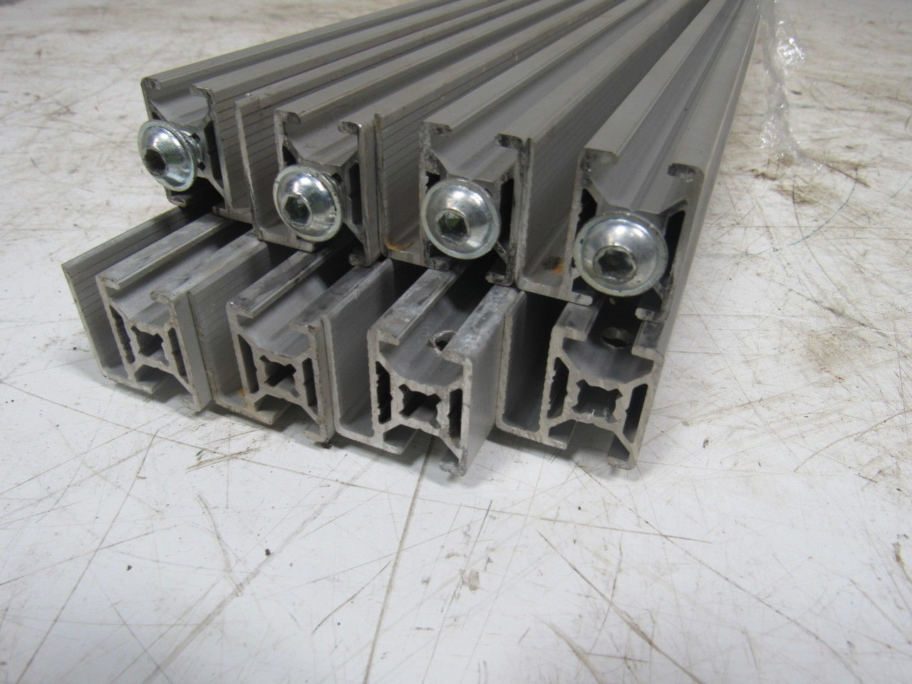 Bosch Rexroth 30x30 WG30 EcoSafe Guarding System Profile 372" Lot of 8 pcs