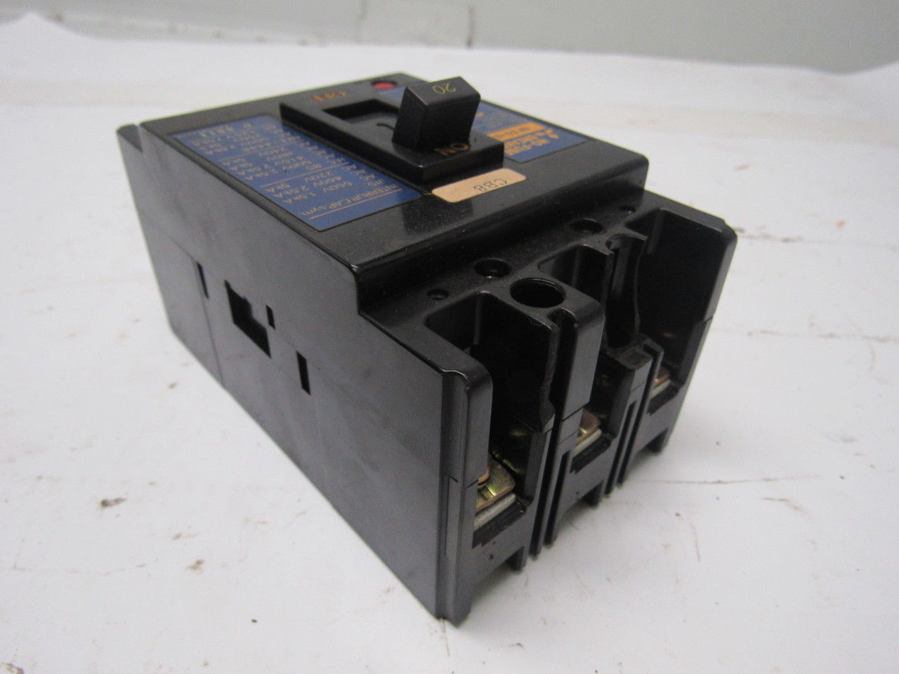 Mitsubishi Electric NF30-SS 20A No Fuse Breaker 3 Pole 600V