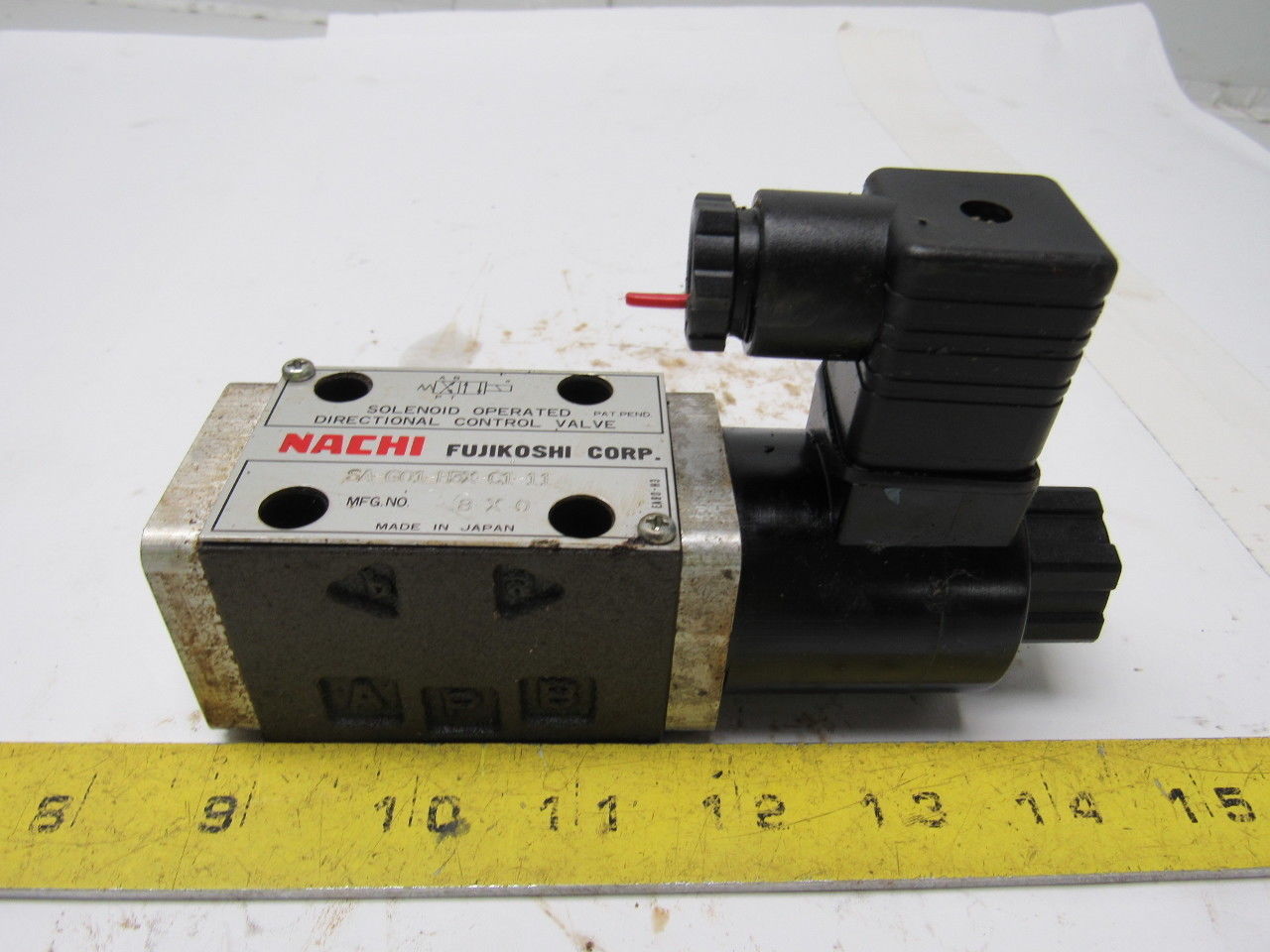 Nachi SA-G01-H3X-C1-11 Solenoid Operated Control Hydraulic Valve