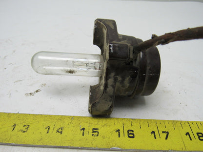 Geco Vintage Porcelain Single Bulb Fused Socket 125V 75W Steam Punk