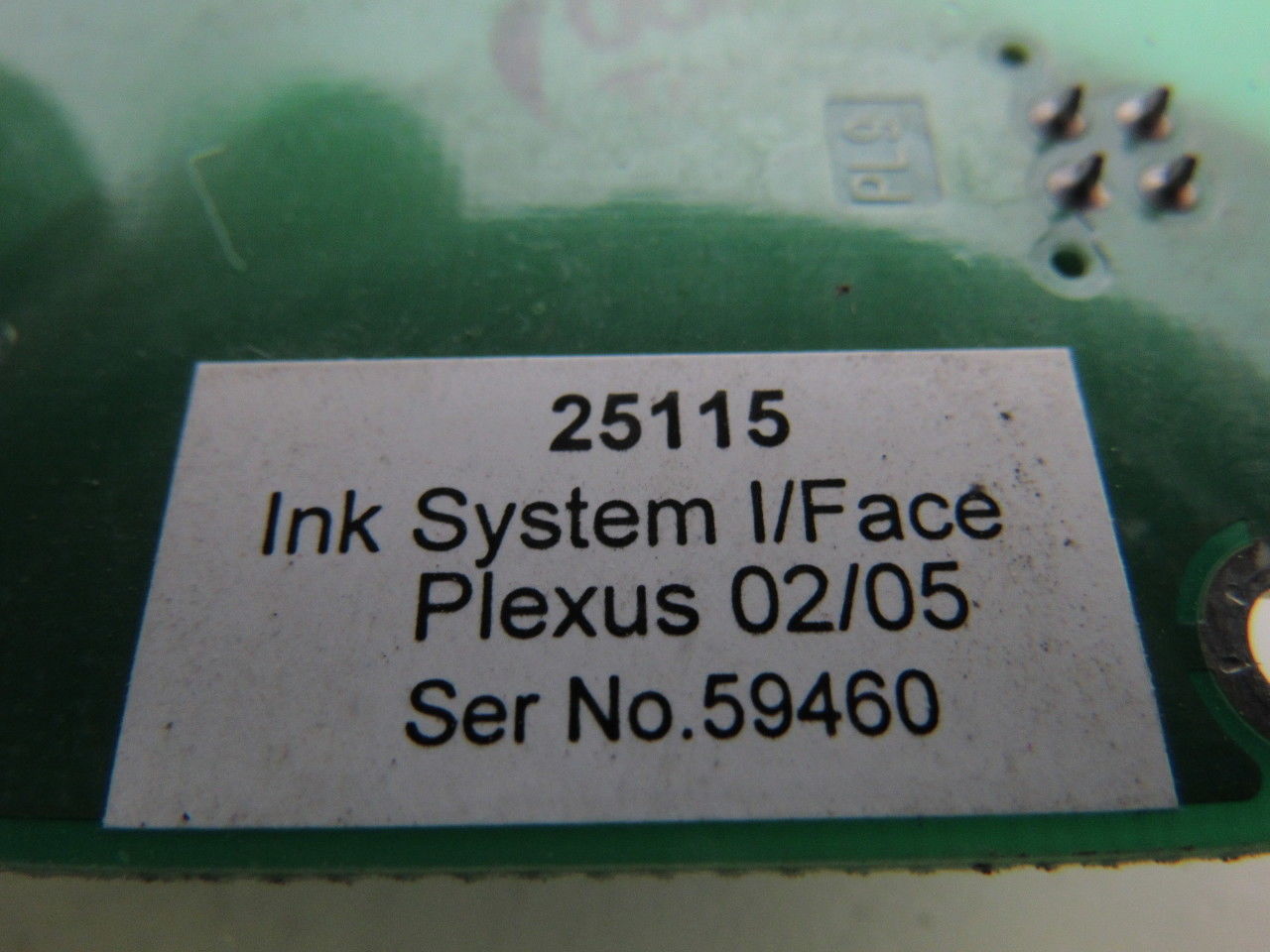 Domino 25115 A-series plus printer Ink System I/Face