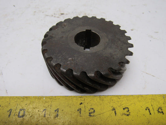 Boston Gear H824-L Steel Helical Gear 45 Degree Helix 0.875 Bore 24 Teeth