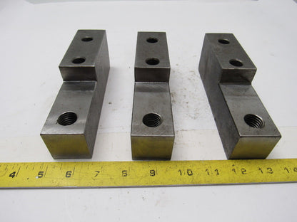 Lathe Chuck Jaw Set 6.5" Long X 1.5" Wide X 2.250" Tall Lot of 3