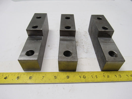 Lathe Chuck Jaw Set 6.5" Long X 1.5" Wide X 2.250" Tall Lot of 3