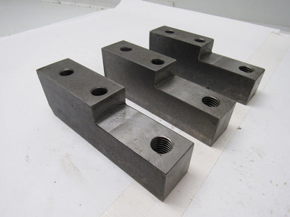 Lathe Chuck Jaw Set 6.5" Long X 1.5" Wide X 2.250" Tall Lot of 3