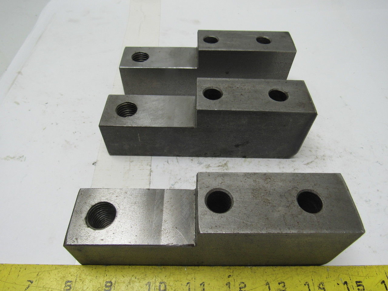 Lathe Chuck Jaw Set 6.5" Long X 1.5" Wide X 2.250" Tall Lot of 3