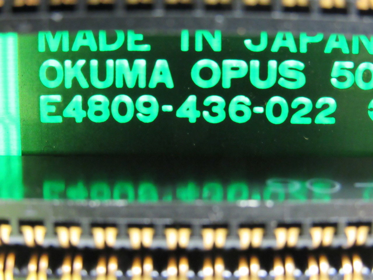 Okuma E4809-436-022 Opus 5000 Mother Board-11 Card Holder