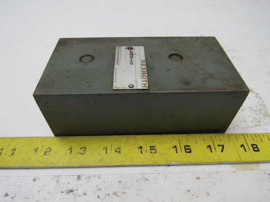 Rex Rexnord AG22723-1-2-3 Hydraulic Manifold Block