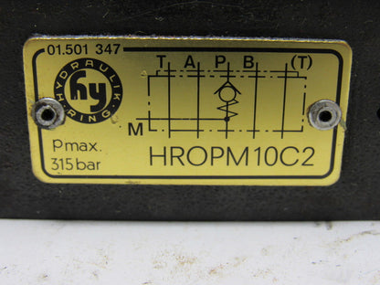 Hydraulic  Ring HROPM10C2 Modular Manifold Block Sub Plate