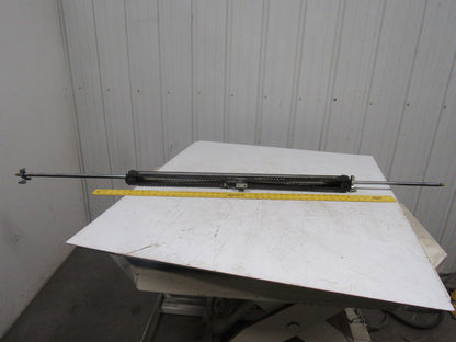 Smooth Round Pneumatic Air Cylinder 35-1/2" Stroke 5/8" Rod 1-1/8" Bore