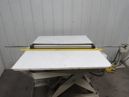 Smooth Round Pneumatic Air Cylinder 35-1/2" Stroke 5/8" Rod 1-1/8" Bore