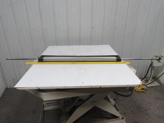 Smooth Round Pneumatic Air Cylinder 35-1/2" Stroke 5/8" Rod 1-1/8" Bore