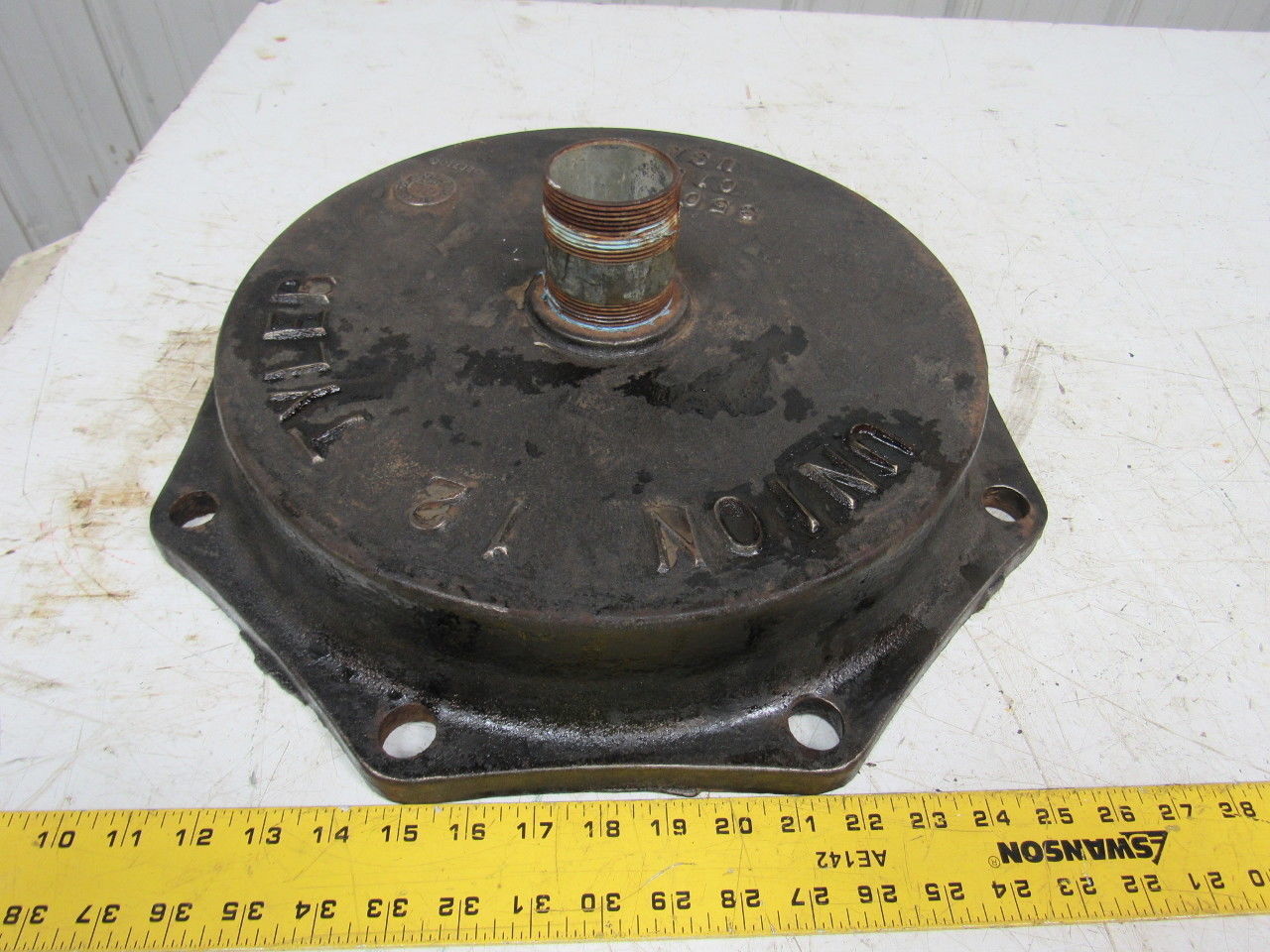 Tyler Union C153 12" Hex Flange Cap Cover Lid  350 DI 8 Bolt
