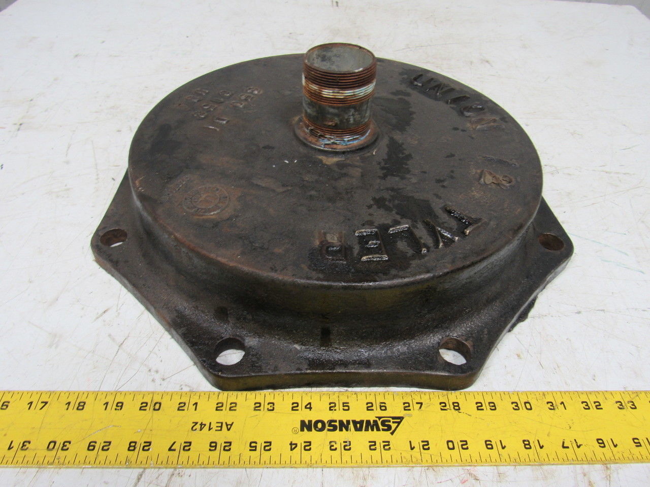 Tyler Union C153 12" Hex Flange Cap Cover Lid  350 DI 8 Bolt