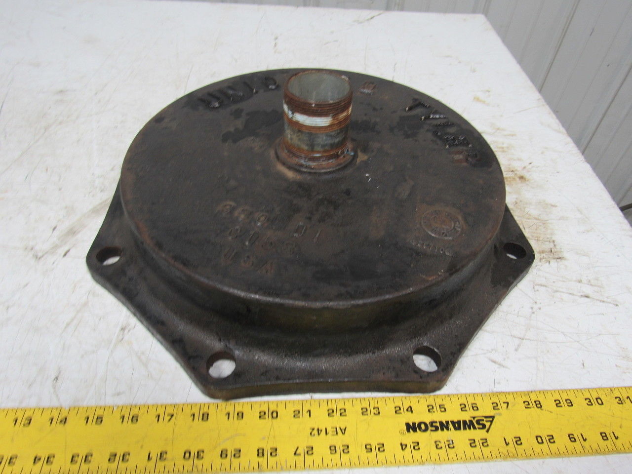Tyler Union C153 12" Hex Flange Cap Cover Lid  350 DI 8 Bolt