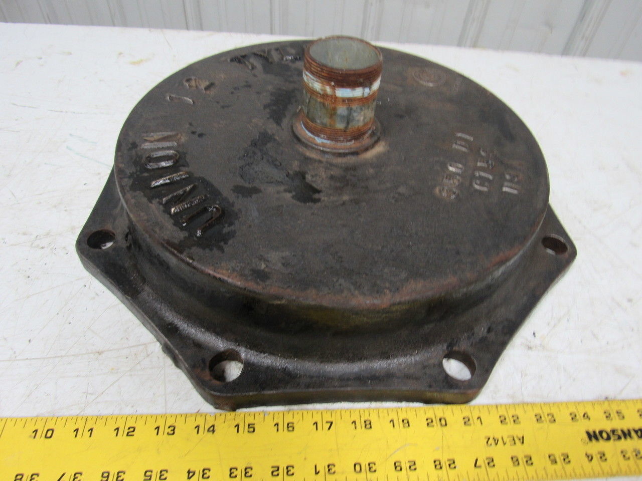 Tyler Union C153 12" Hex Flange Cap Cover Lid  350 DI 8 Bolt