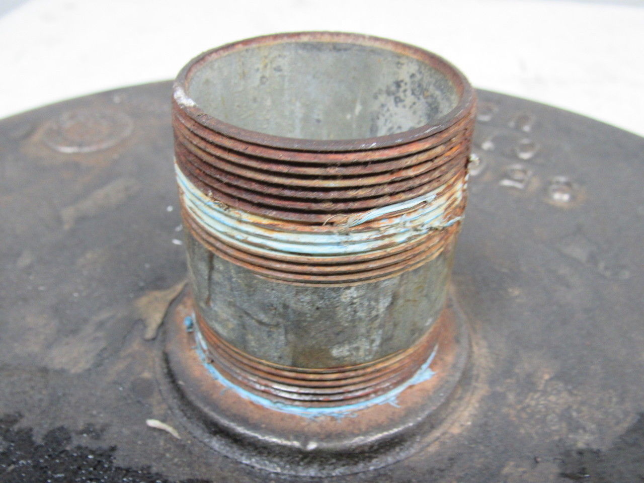 Tyler Union C153 12" Hex Flange Cap Cover Lid  350 DI 8 Bolt