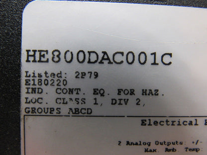 Horner HE800DAC001C Analog Output Module