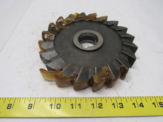 6 x 7/8" x 1-1/4" HHS Mill Slot Cutter Slitting Saw 30 Tooth